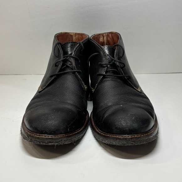 Johnston & Murphy Chukka Boots Mens‎ 11.5 Black Leather Desert Boots Casual